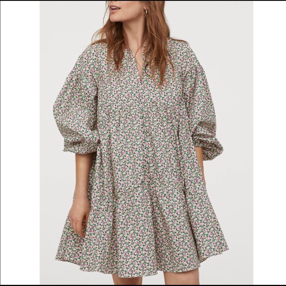 H&M A-line Cotton Dress